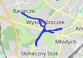 OWB1 4 km + 6x1 km - mapa trasy gps - bieganie