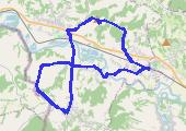 Trasa z dnia 2017-08-15 17:21 - mapa trasy gps - rower trekkingowy