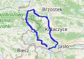 Trasa z dnia 2017-07-23 12:49 - mapa trasy gps - rower trekkingowy