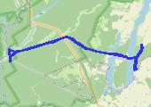 Bory Tucholskie 2017-08-16 14:19 - mapa trasy gps - rower trekkingowy