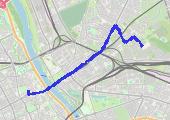 Trasa z dnia 2017-01-19 07:16 - mapa trasy gps - rower górski