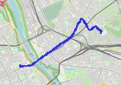 Trasa z dnia 2017-01-20 15:25 - mapa trasy gps - rower górski