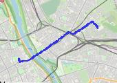 Trasa z dnia 2017-01-23 07:23 - mapa trasy gps - rower górski