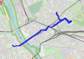 Trasa z dnia 2017-01-23 17:22 - mapa trasy gps - rower górski