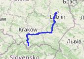 Trasa z dnia 2017-08-20 14:52 - mapa trasy gps - samochód
