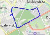 Trasa z dnia 2017-08-21 20:10 - mapa trasy gps - bieganie