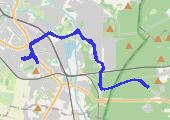Trasa z dnia 2017-08-21 20:34 - mapa trasy gps - rower szosowy