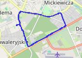 Trasa z dnia 2017-08-23 20:25 - mapa trasy gps - bieganie