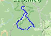 Vysoká Hole i Pradziad z Karlova - mapa trasy gps - marsz