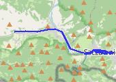 Trasa z dnia 2017-08-25 18:18 - mapa trasy gps - marsz