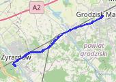 Trasa z dnia 2017-08-26 13:15 - mapa trasy gps - rower szosowy