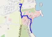 Trasa z dnia 2017-08-22 14:47 - mapa trasy gps - spacer