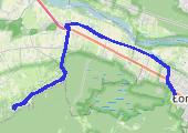 Trasa z dnia 2017-08-31 19:02 - mapa trasy gps - rower szosowy