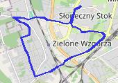 rozbieganie - mapa trasy gps - bieganie