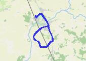 Trasa z dnia 2017-09-01 20:38 - mapa trasy gps - rower trekkingowy