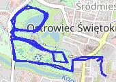 Bieganie - mapa trasy gps - bieganie