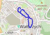 Trasa - mapa trasy gps - spacer