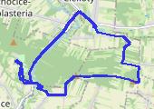 trasa 10.09.17 - mapa trasy gps - rower górski