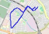 Trasa z dnia 2017-09-12 19:50 - mapa trasy gps - bieganie