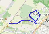 Trasa - mapa trasy gps - spacer