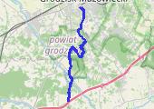 trasa 13.09.17 - mapa trasy gps - rower górski