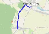 Trasa z dnia 2017-09-16 10:47 - mapa trasy gps - rower trekkingowy