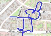 Trasa z dnia 2013-06-22 04:33 - mapa trasy gps - marsz