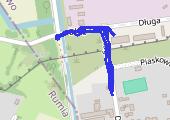 Trasa z dnia 2017-09-15 21:13 - mapa trasy gps - marsz