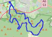 Szczecin MTB - mapa trasy gps - rower górski