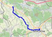 Trasa z dnia 2017-09-18 19:25 *Dziadkowe Wiano* - mapa trasy gps - rower szosowy