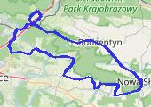 szosa - mapa trasy gps - rower szosowy