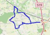Trasa z dnia 2017-09-19 17:15 - mapa trasy gps - rower szosowy