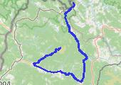 Dzie_2_na_poloninie_R_wna - mapa trasy gps - rower trekkingowy