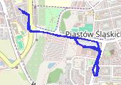 Trasa z dnia 2017-09-21 20:59 - mapa trasy gps - rower szosowy