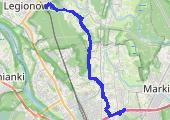 Trasa z dnia 2013-06-22 16:23 - mapa trasy gps - rower trekkingowy
