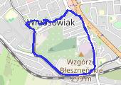 Trasa z dnia 2017-09-22 21:21 - mapa trasy gps - marsz