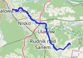 Trasa z dnia 2017-09-23 19:42 - mapa trasy gps - rower trekkingowy