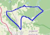 Trasa z dnia 2017-09-24 18:12 - mapa trasy gps - rower górski