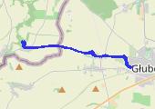 Rus x8 - mapa trasy gps - rower górski