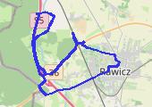 Trasa z dnia 2017-09-24 19:21 - mapa trasy gps - rower górski
