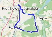 szosa - mapa trasy gps - rower szosowy