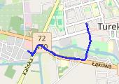 Trasa z dnia 2017-09-25 10:25 - mapa trasy gps - rower szosowy