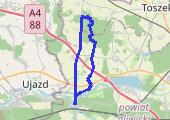 Trasa z dnia 2017-09-25 12:36 - mapa trasy gps - rower górski
