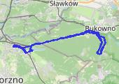 Trasa z dnia 2017-09-25 13:10 - mapa trasy gps - rower szosowy