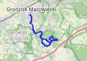 trasa 25.09.17 - mapa trasy gps - rower górski
