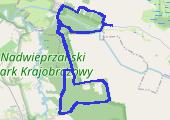 LAS - mapa trasy gps - rower górski