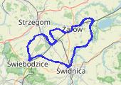 Trasa z dnia 2017-09-26 18:40 - mapa trasy gps - rower szosowy