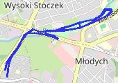 rozbieganie - mapa trasy gps - bieganie