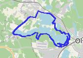 II Ukiel Olsztyn Półmaraton - mapa trasy gps - bieganie