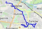 Trasa z dnia 2017-09-29 17:09 - mapa trasy gps - rower szosowy